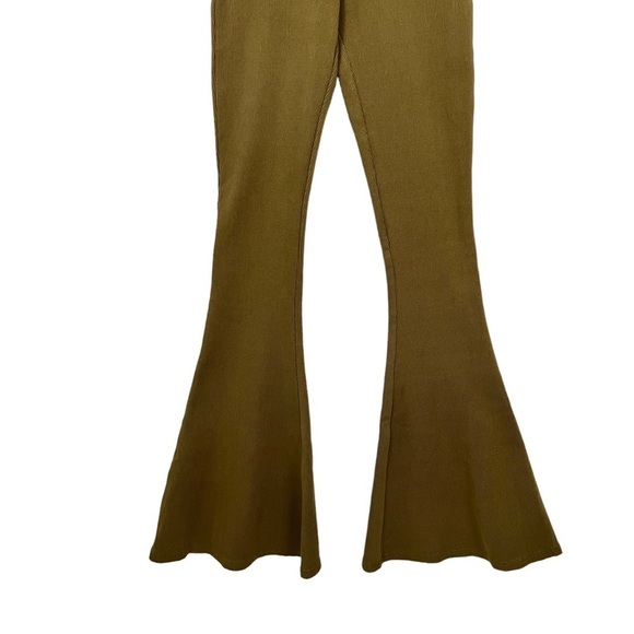 URBAN OUTFITTERS Ribbed High Waist Flare Pants - Picture 7 of 12